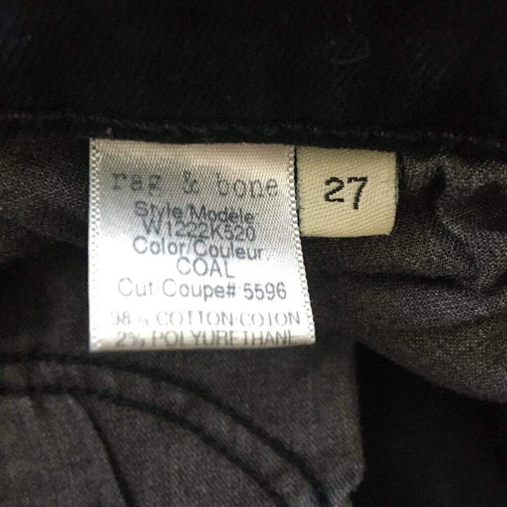 Rag & Bone Women's Skinny Dark Wash Jeans 27 Style W1222K520 - Picture 12 of 12